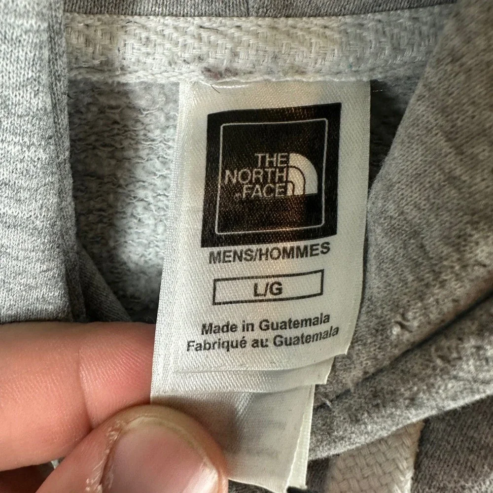 The North Face Hoodie Mens Large Grey‎ Lot of 2 Pullover Outdoor Sweatshirts